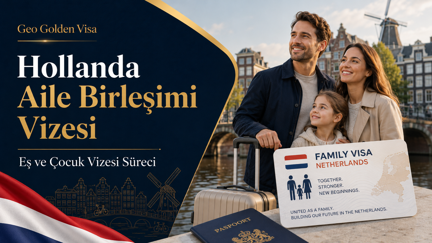 Hollanda Aile Birleşimi Vizesi: Eş ve Çocuk Vizesi Süreci