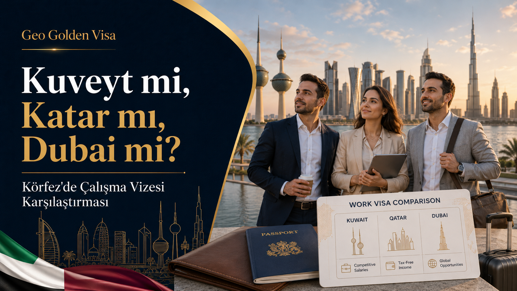 Kuveyt mi, Katar mı, Dubai mi? Körfez’de Çalışma Vizesi Karşılaştırması